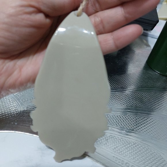 At Home TY Pennington Gold Rusted Toned Santa Ornament - Picture 6 of 6